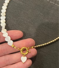 Image 3 of Half heart necklace 