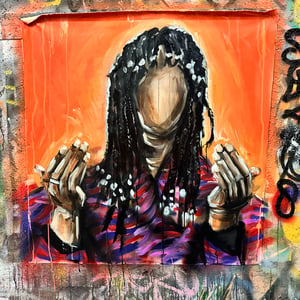 IM RICK JAMES BITCH ORIGINAL PAINTING - 30x30"