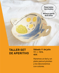 Taller Set de aperitivo 