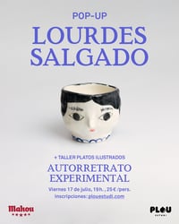 Image 1 of Taller Platos ilustrados / autorretrato experimental con Lourdes Salgado 