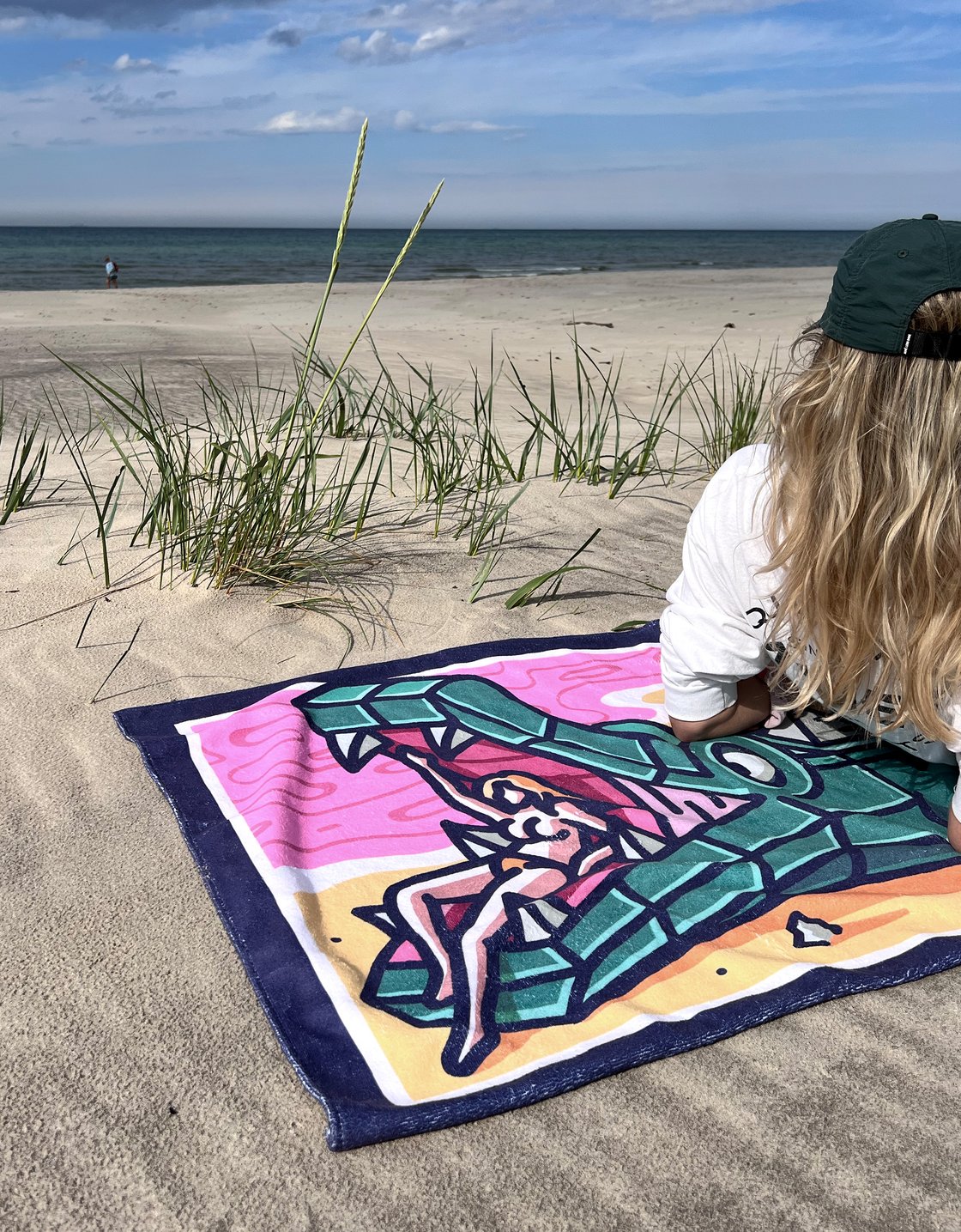 Image of Croco beach towel