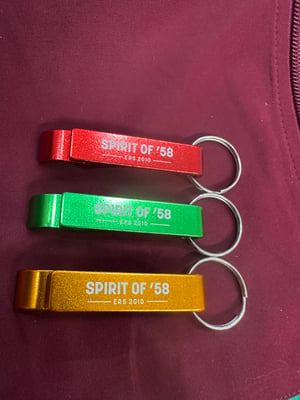 Image of Spirit Of 58’ Bottle Opener/Keyring