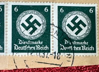 Image 4 of Inter-War (Nazi Germany) Internal Government Postage Stamps w/Postage Stamping