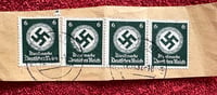 Image 2 of Inter-War (Nazi Germany) Internal Government Postage Stamps w/Postage Stamping