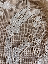 Image 8 of EARLY 20TH CENTURY TAMBOUR LACE PANEL