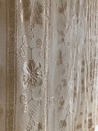 Image 11 of EARLY 20TH CENTURY TAMBOUR LACE PANEL