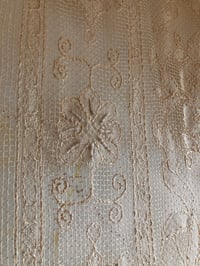 Image 13 of EARLY 20TH CENTURY TAMBOUR LACE PANEL