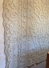Image 17 of EARLY 20TH CENTURY TAMBOUR LACE PANEL