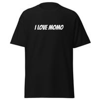 Image 1 of I Love MoMo Tshirt Black/White