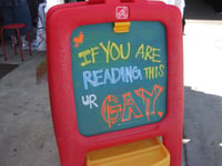 Image 2 of ‘If You Are Reading This Ur GAY’ Sticker