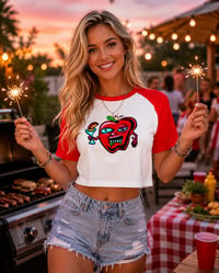 Image 1 of Apple of my Eye Crop Top 