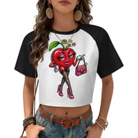 Image 3 of Cherry Poppin's Crop Top 