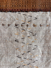 Image 11 of PANEL WITH FRINGED WOVEN RAFIA 