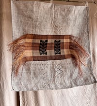 Image 8 of PANEL WITH FRINGED WOVEN RAFIA 