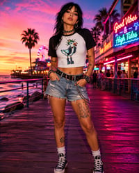 Image 1 of Punk Rock Seagull Crop Top 