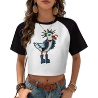 Image 3 of Punk Rock Seagull Crop Top 