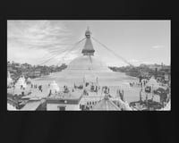 Image 3 of Boudhanath Chest Printed Tshirt Multiple Colours