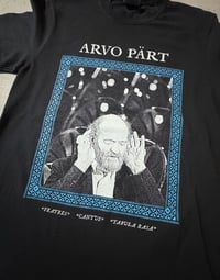 Image 4 of ARVO PÄRT "FRATRES" BLACK T-SHIRT (PRE-ORDER)