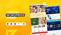 IT Service per hour custom Wordpress theme