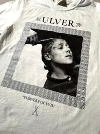Image 3 of ULVER "FLOWERS OF EVIL" WHITE T-SHIRT (PRE-ORDER)
