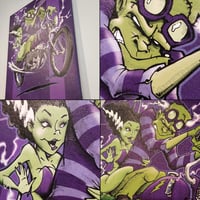 Image 4 of "High Voltage" canvas print