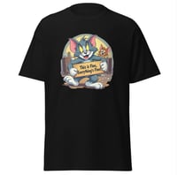 Image 1 of Tom And Jerry Tshirt Black/White