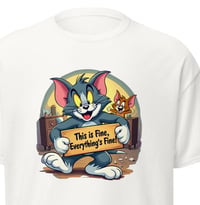 Image 4 of Tom And Jerry Tshirt Black/White