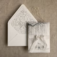 Image 11 of Willow and Swan printed vellum wrap for 5x7 cards PACK of 10