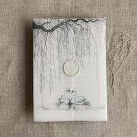 Image 6 of Willow and Swan printed vellum wrap for 5x7 cards PACK of 10