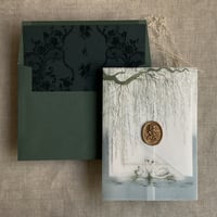 Image 17 of Willow and Swan printed vellum wrap for 5x7 cards PACK of 10