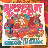 Image 1 of Summer of Love Color-In Book