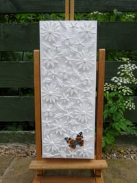 Image 5 of White Flowers Wall Sculpture