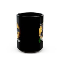 Image 3 of Space Cowboy Ball Big Black Mug (15oz - for use in a gravity field)