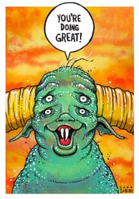 Image 4 of MONSTER AFFIRMATIONS art prints 