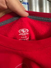 Image 2 of Red on Red P Crewneck
