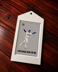 Image 4 of Set 2 - 2025 Lotería Dodgers Themed Ornaments/Gift Tag 