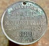 SO-CALLED DOLLAR MEDAL FROM THE 1889 "FAIR & EXPO" IN DETROIT
