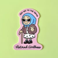Image 1 of Retired Girlboss - Matte Vinyl Sticker