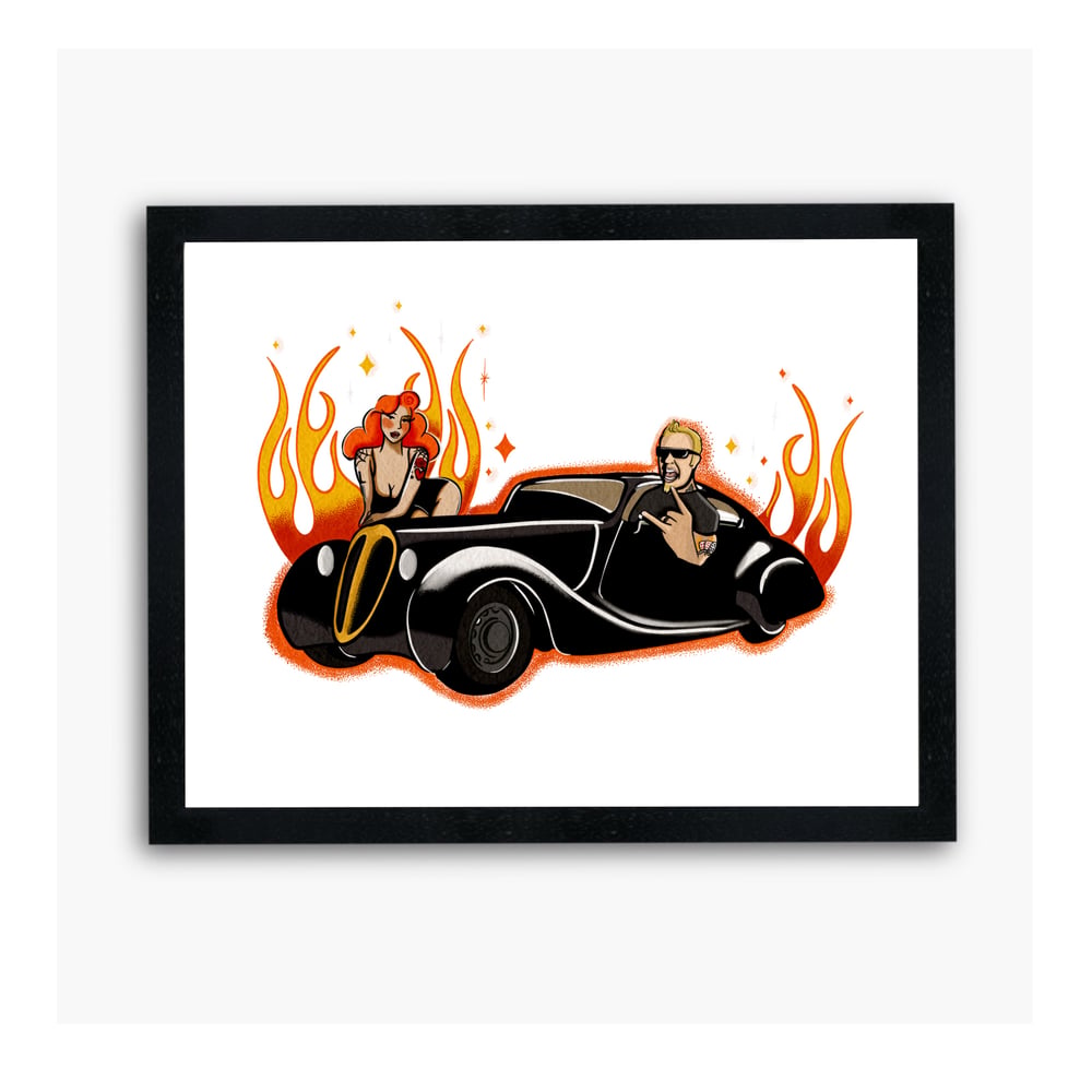 Image of Hetfield Hotrod print