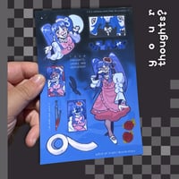 Image 1 of [umineko] azure detective sticker sheet