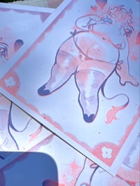 Image 2 of [risograph] hot cow club