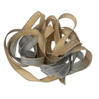Image 3 of 1PC. NOSTALGIA  42" hand dyed wrist wrap bracelet silk ribbon/by COLOR KISSED SILK