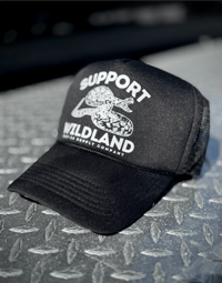 Image 1 of SUPPORT WILDLAND / BLACK / TRUCKER