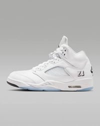 Jordan white metallic 5s