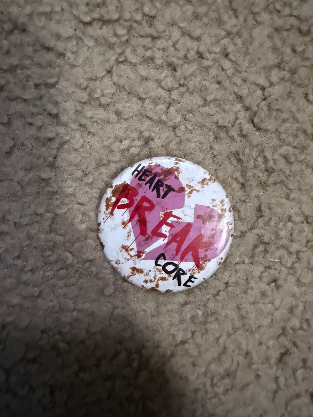 Image of HEARTBREAKcore Badge!