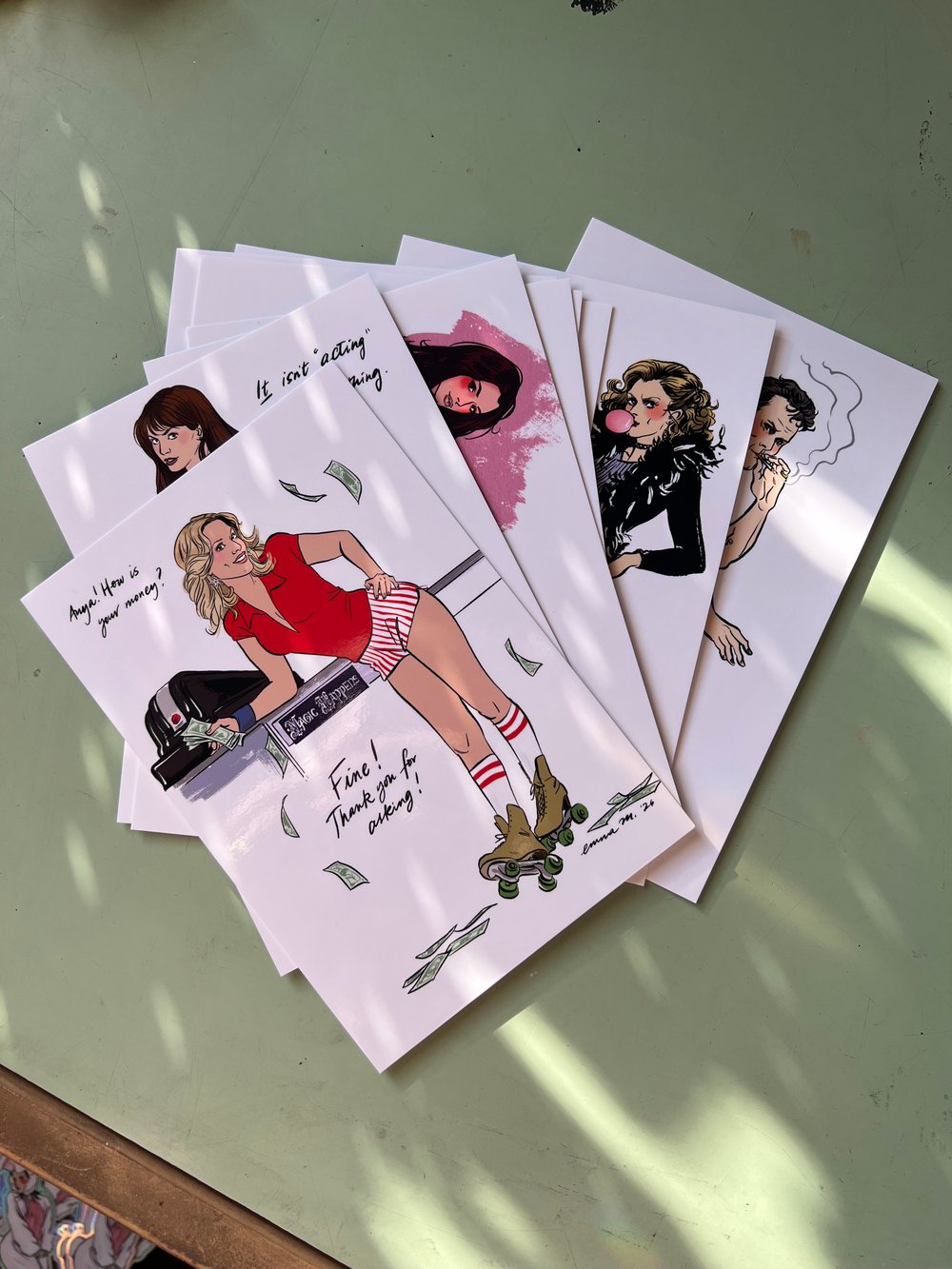 Image of HellmouthCon Pin-up Postcard Pack (or individuals!)