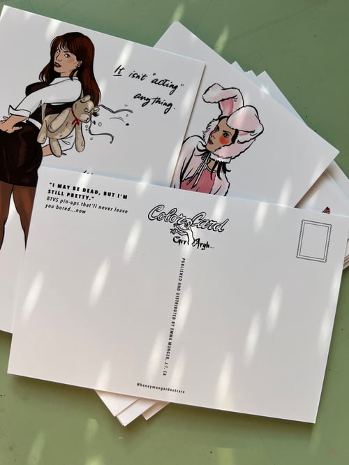 Image of HellmouthCon Pin-up Postcard Pack (or individuals!)