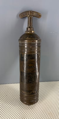 Image 2 of Antique (USA) Pyrene 1-Quart Brass Hand-Pump Fire Extinguisher - Used in Military Vehicles