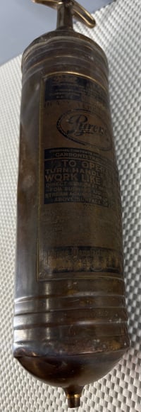 Image 6 of Antique (USA) Pyrene 1-Quart Brass Hand-Pump Fire Extinguisher - Used in Military Vehicles
