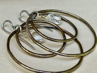 Image 4 of Water drop- brass and sterling/ n67